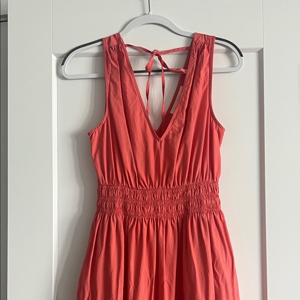 Maeve Coral Maxi Dress